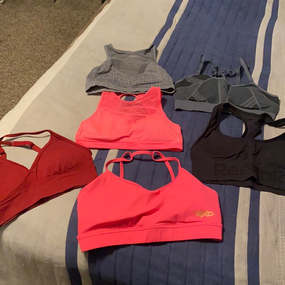 Lot of women’s sports bras
